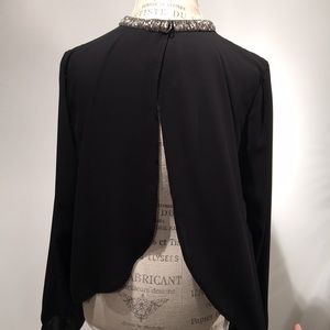 LUSH open back blouse